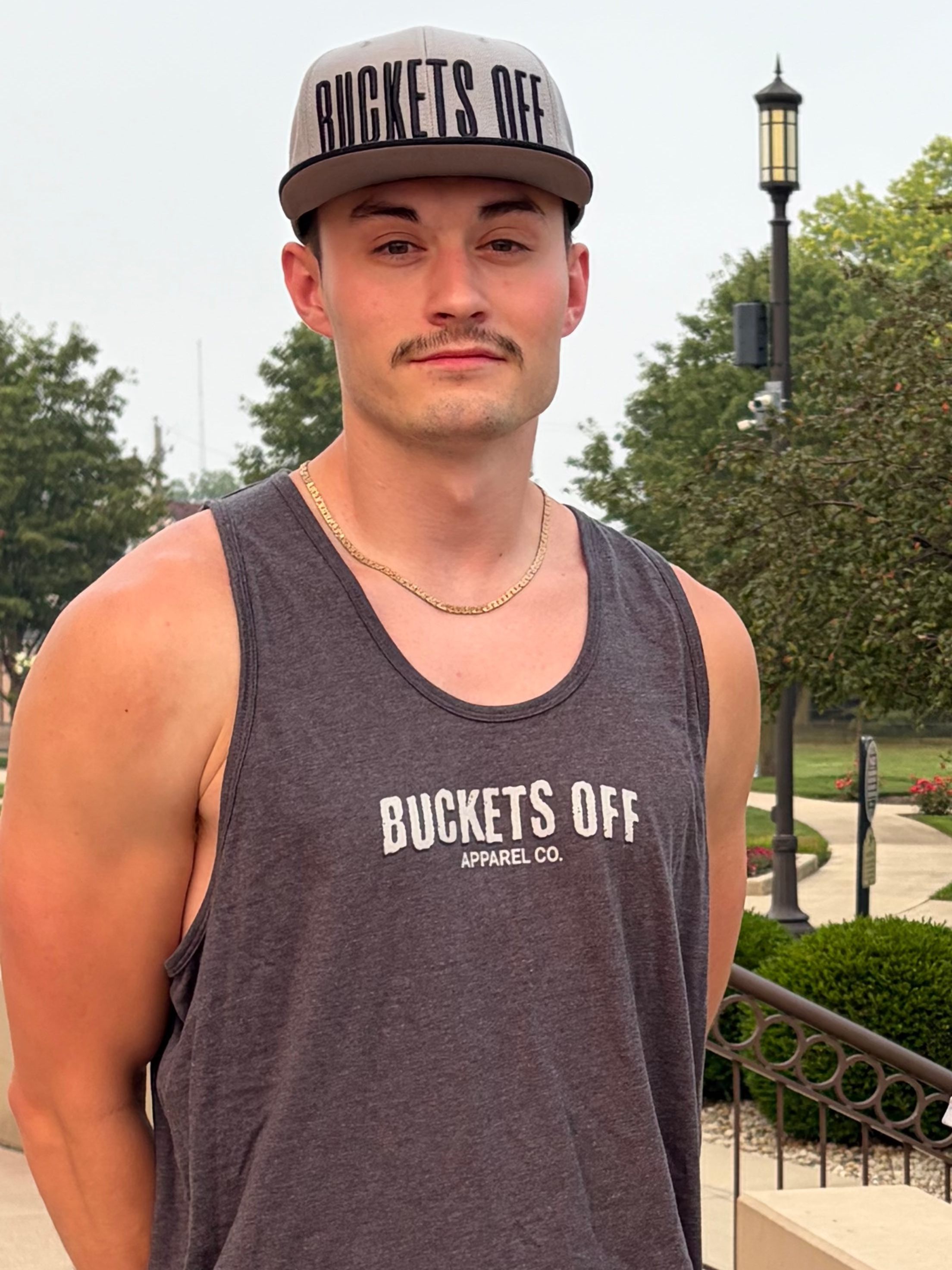 Buckets Off, Men’s premium tank top