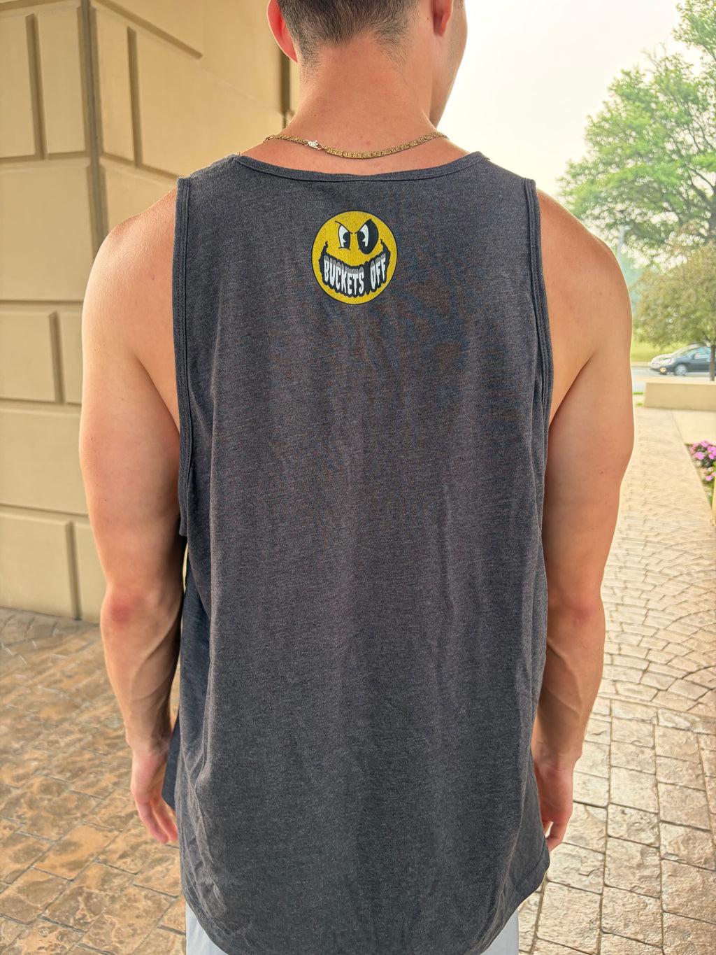 Buckets Off, Men’s premium tank top
